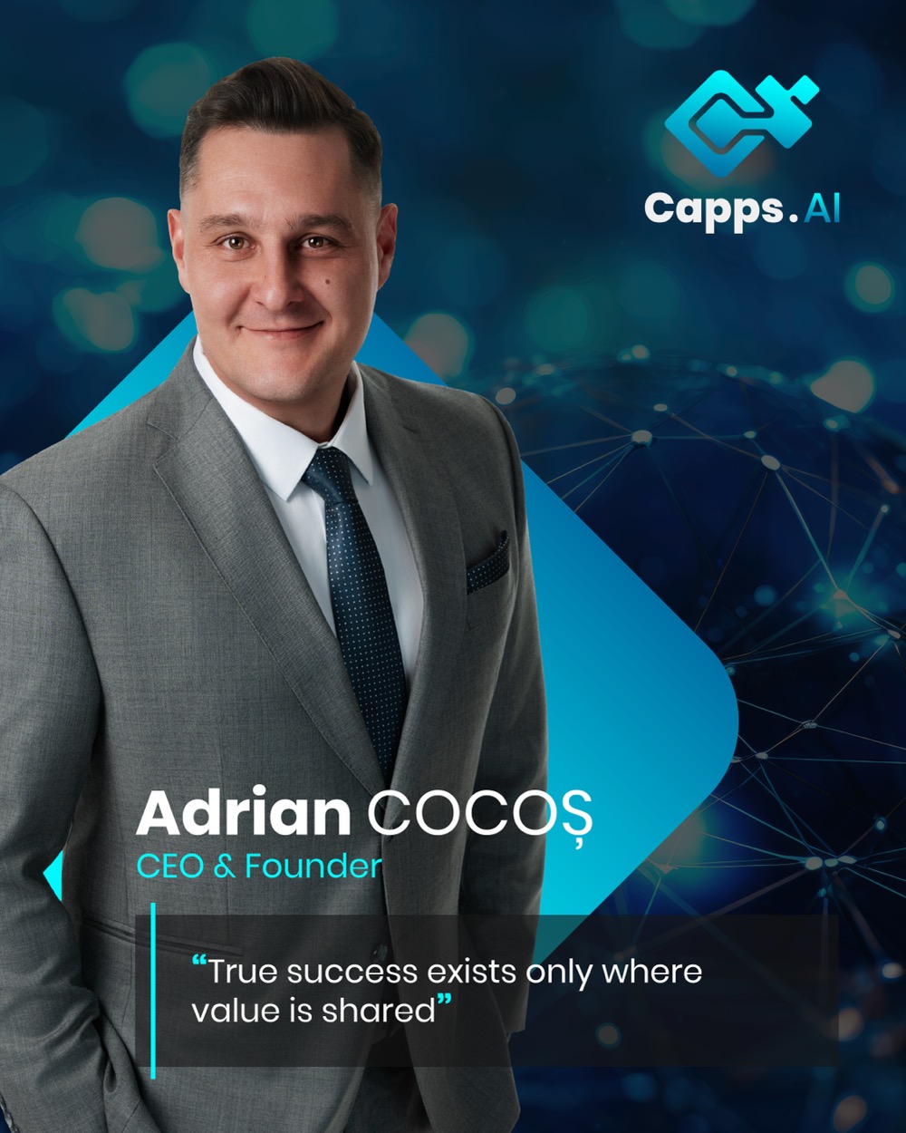Adrian Cocoș — CEO & Founder, Capps.AI